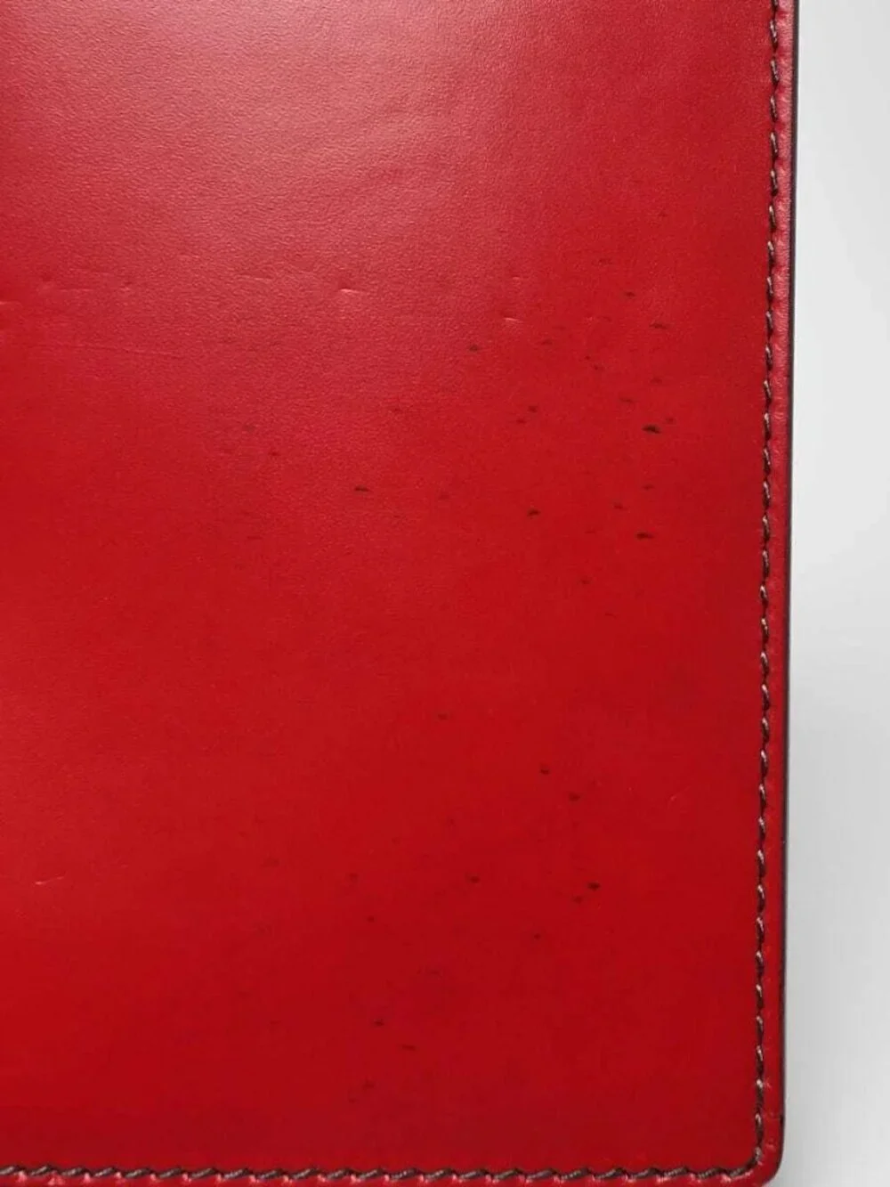 Christian Dior Red Smooth Calfskin Leather J'ADIOR Wallet on Chain Clutch Bag